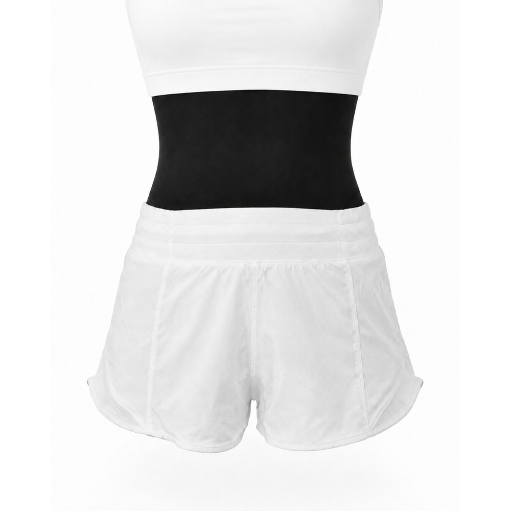 Lululemon Hotty Hot Low-Rise Lined Shorts 2.5" White Size 2